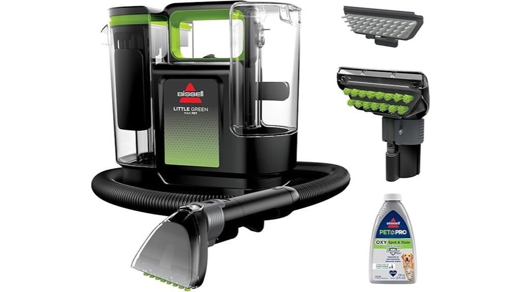 portable carpet and upholstery cleaner