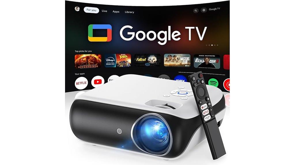 premium google tv projector