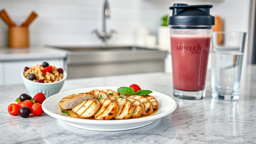 protein intake enhances recovery