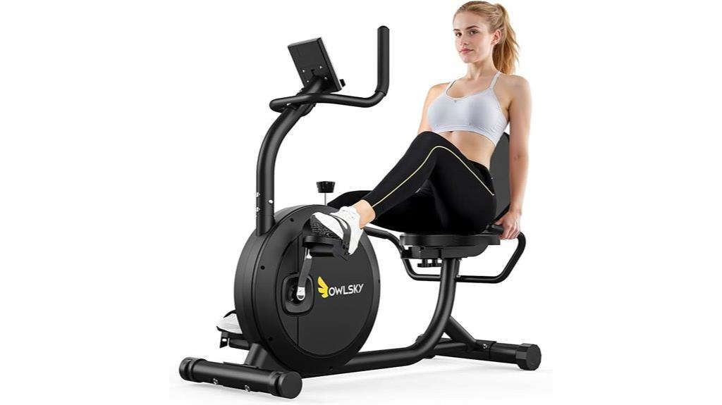 recumbent home exercise bike