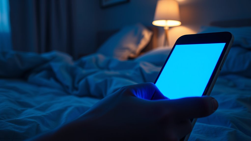 reduce blue light before bed