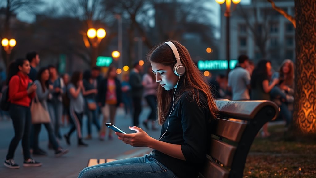 reduced in person social interactions