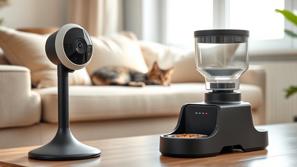 remote pet monitoring and feeding