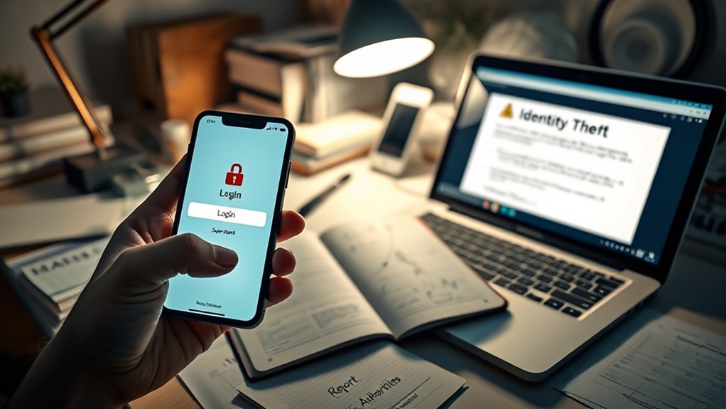 report theft to authorities