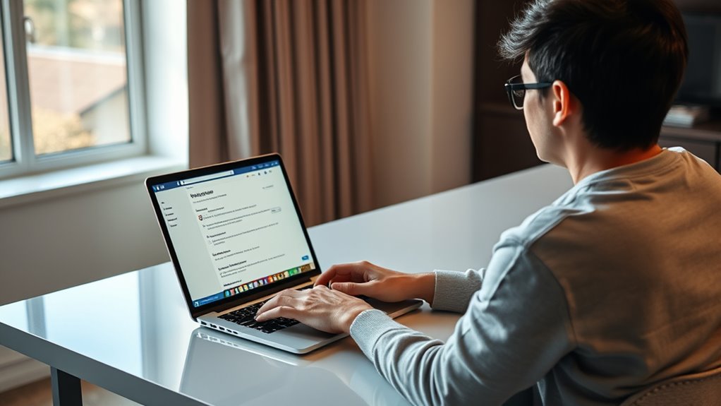 review and update profile information