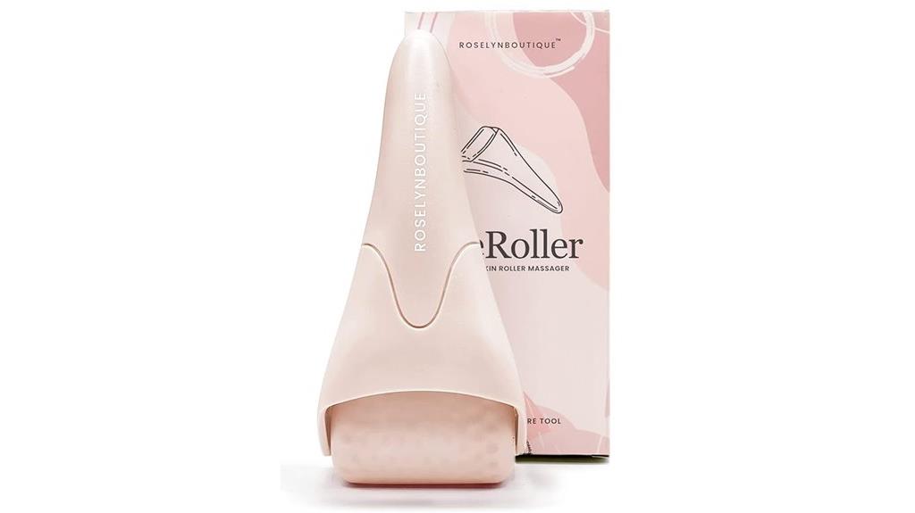 rose quartz face roller
