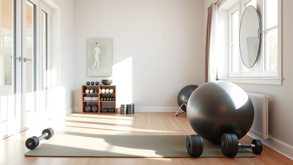 safe organized well lit space