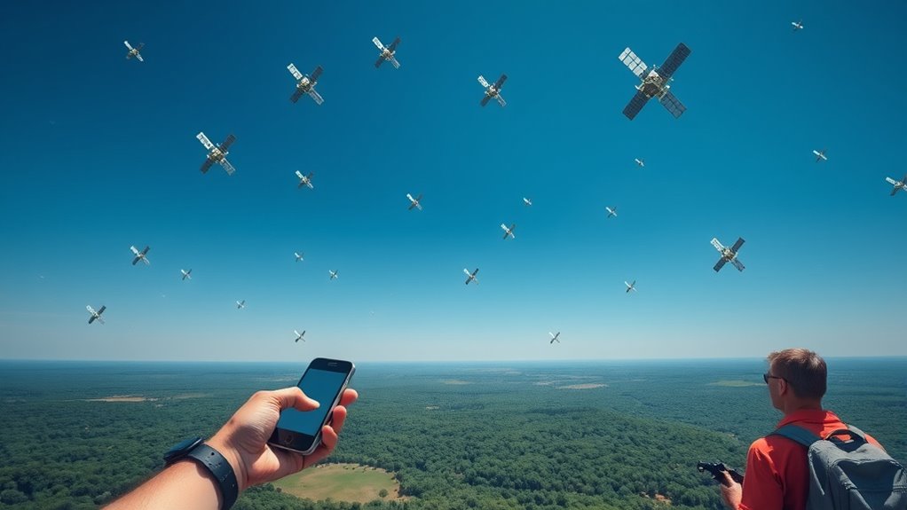 satellites enable precise navigation