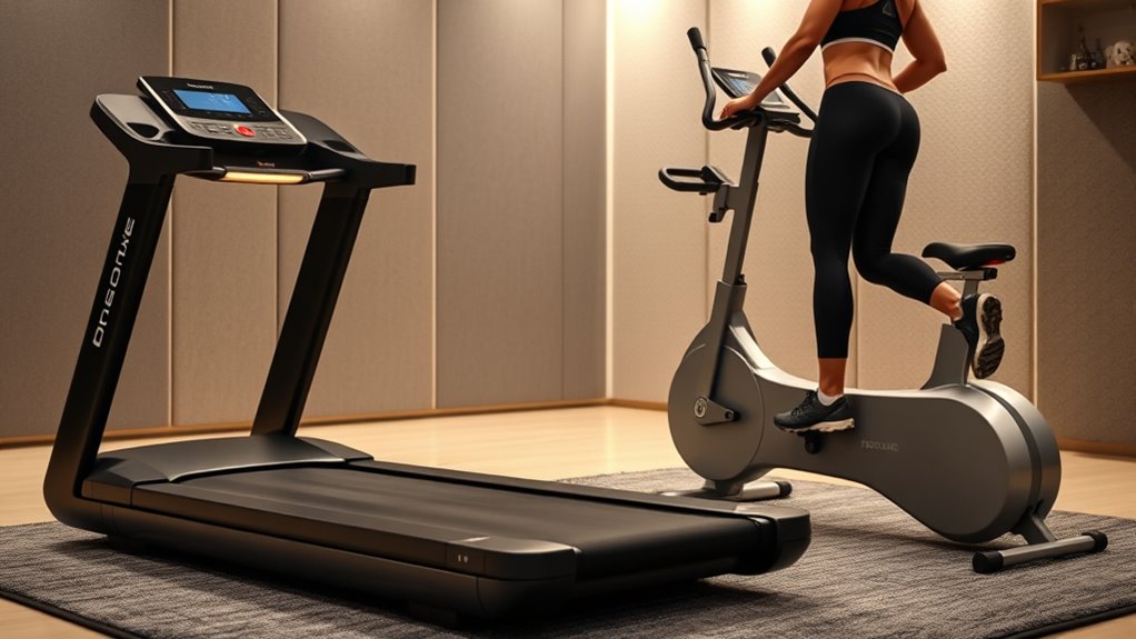 silent vibration controlled workout equipment