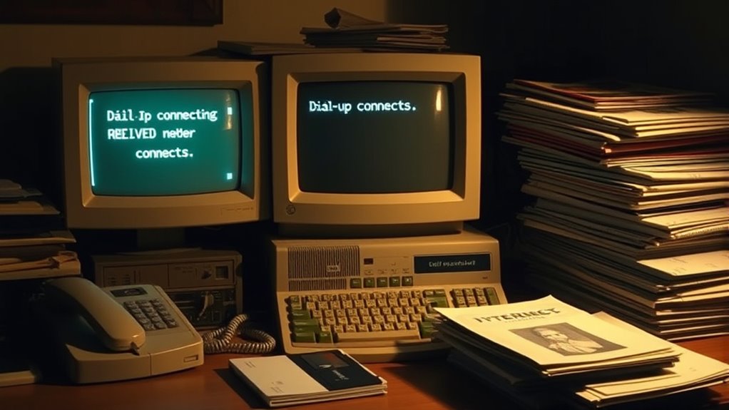 slow dial up internet connections