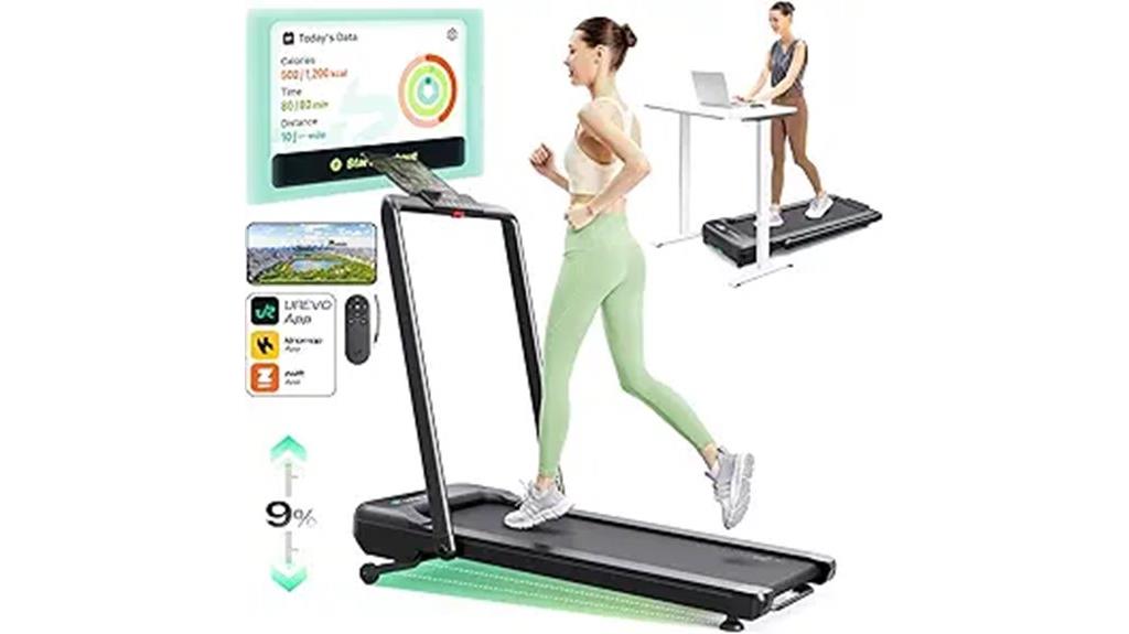 smart treadmill with incline