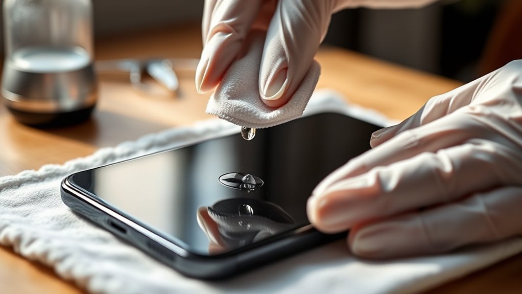 smartphone cleaning tips