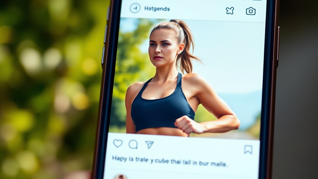 social media fitness inspiration