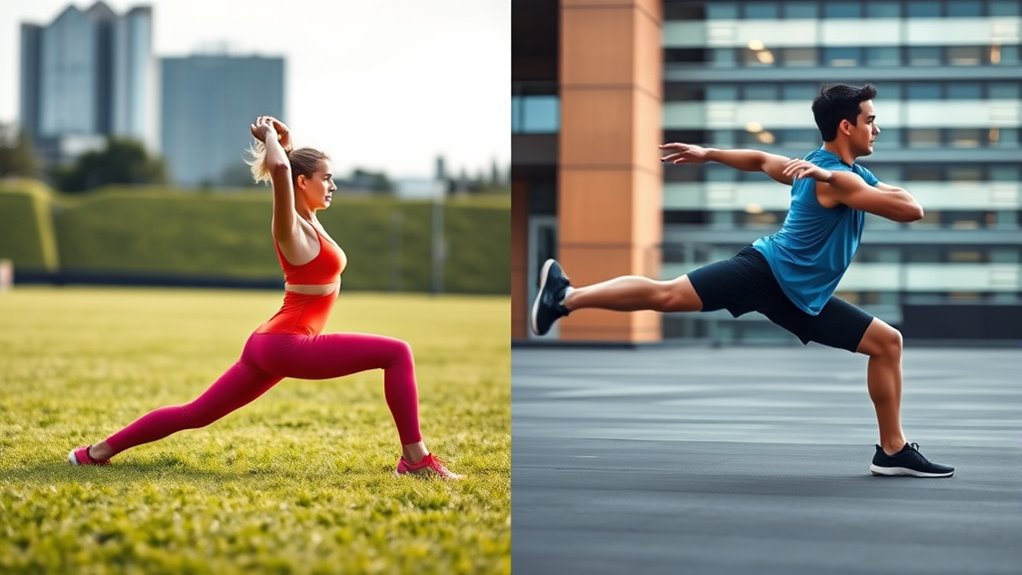 stretching timing and types