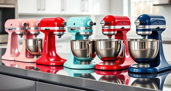 top kitchenaid mixer colors