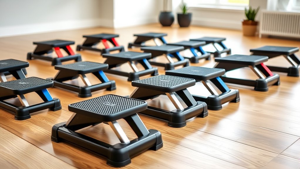 top mini steppers with bands