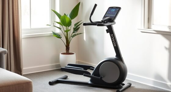 top space saving ellipticals