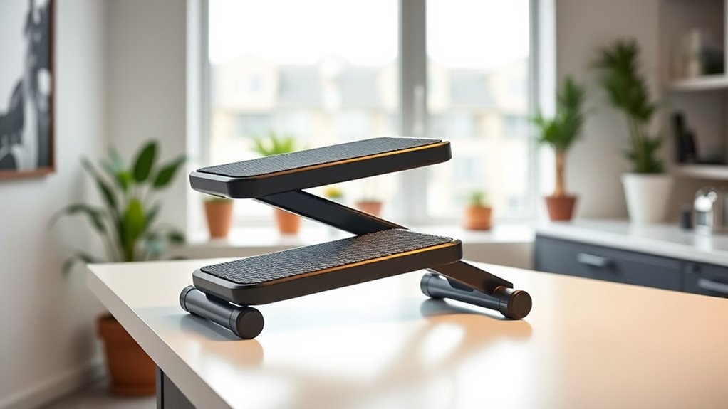 top space saving stair steppers