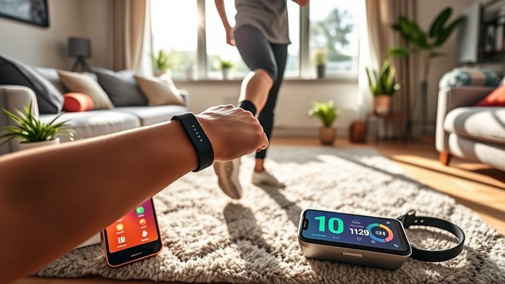 track steps set goals reward