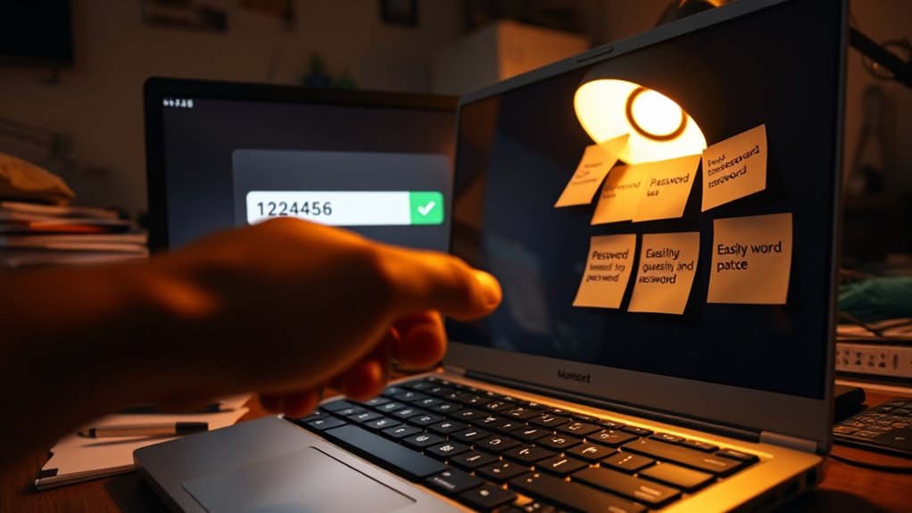 use strong unique passwords