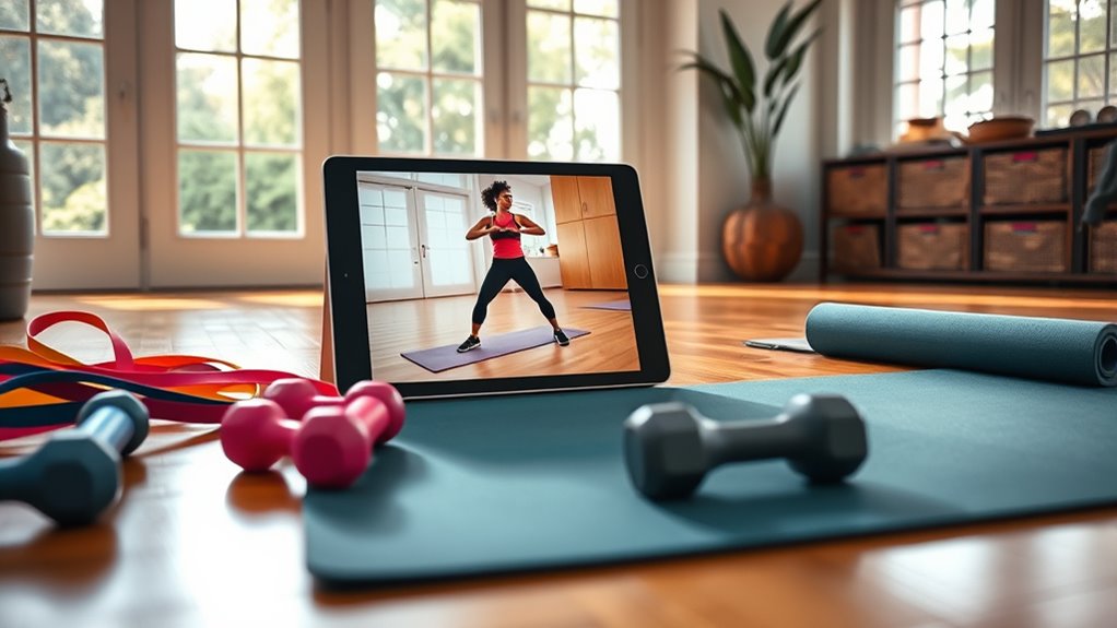 variety of fitness workouts