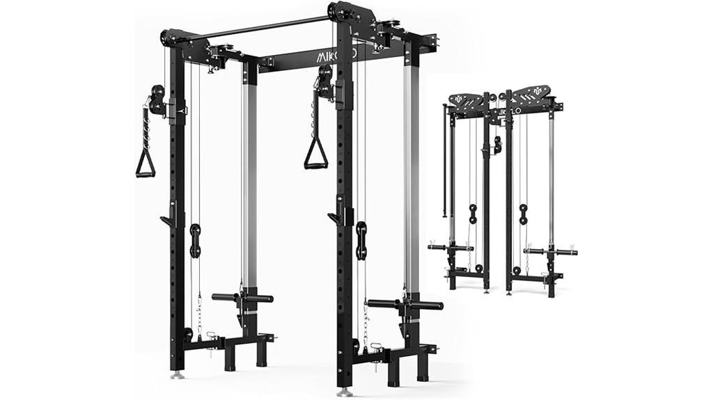 versatile folding gym equipment
