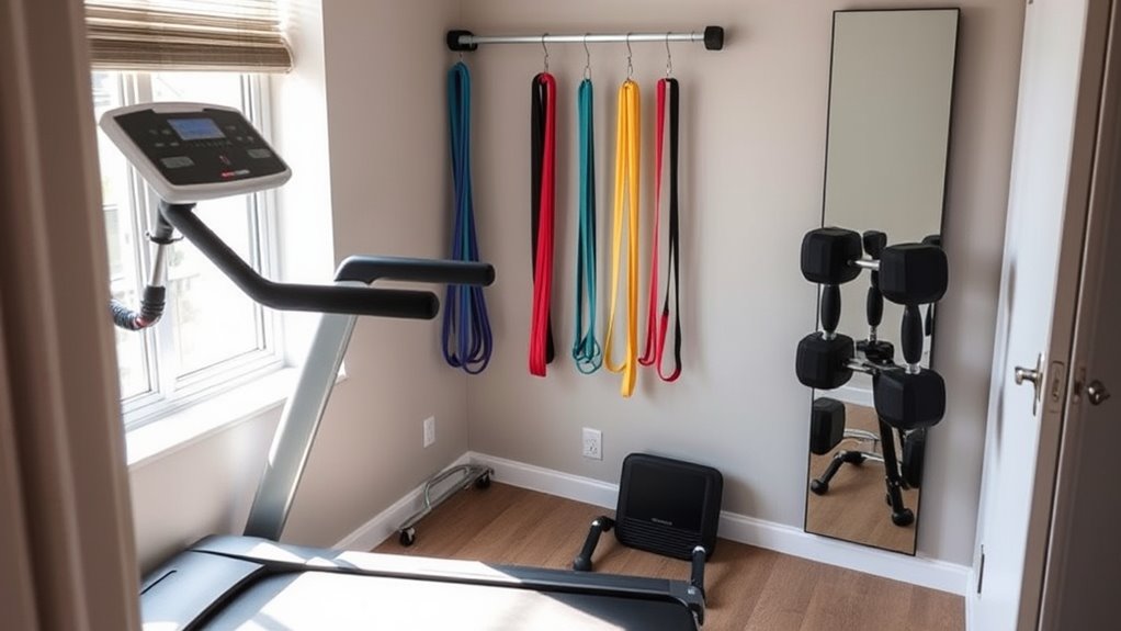versatile space saving fitness equipment