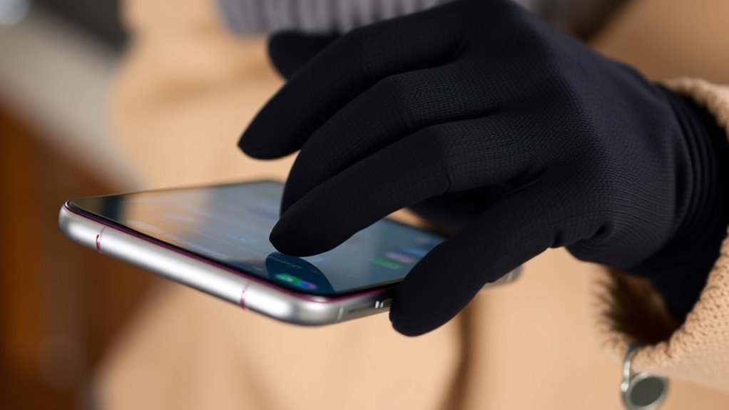 warm touchscreen compatible gloves