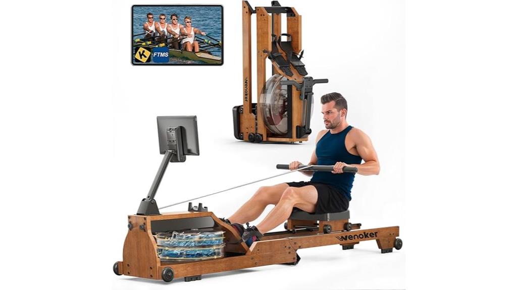 water powered rowing machine