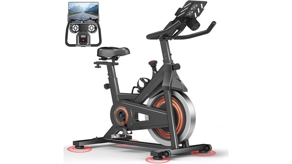 wireless exercise bike with app