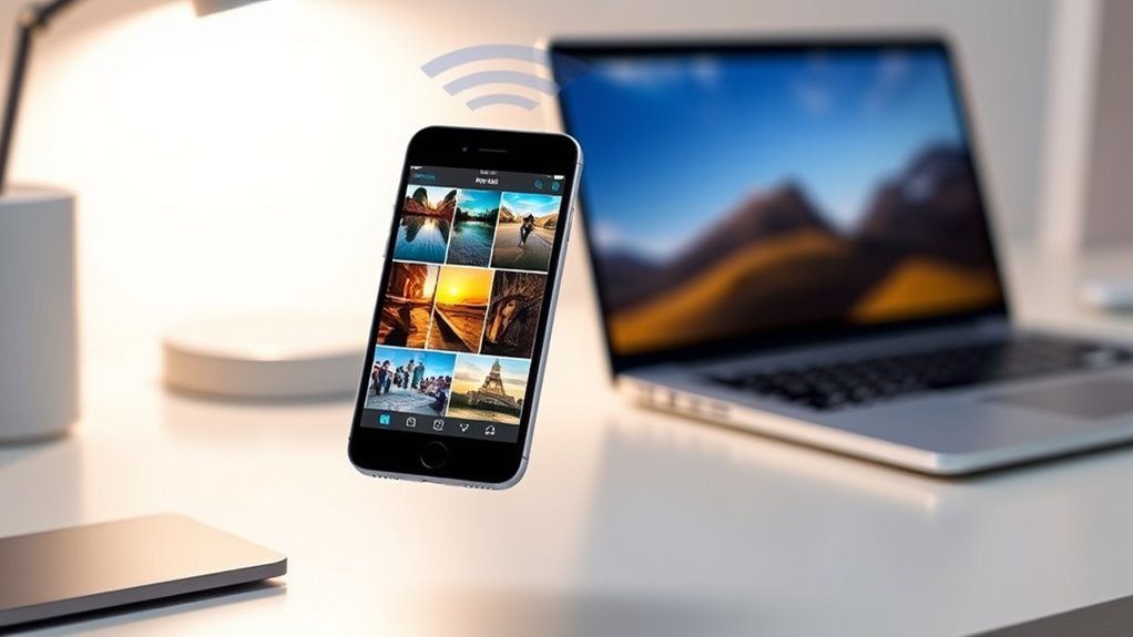 wireless photo transfer method