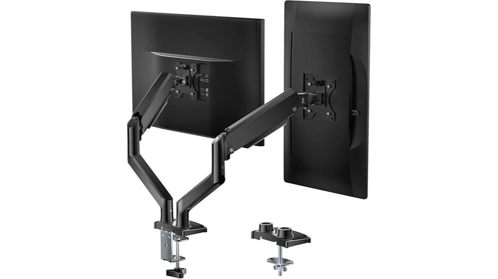 adjustable dual screen mount
