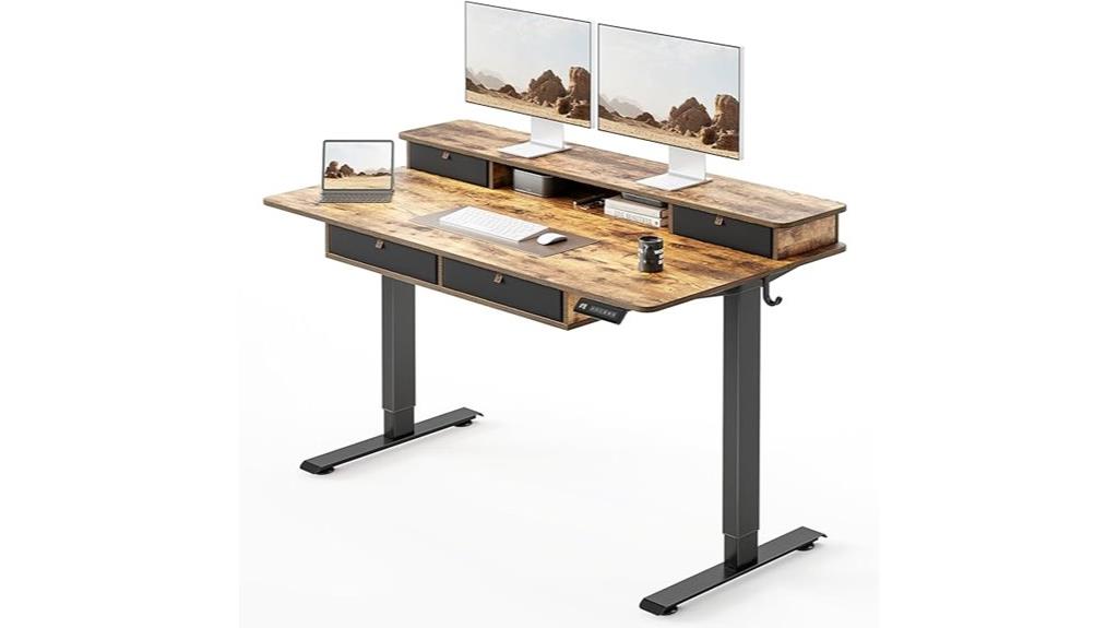 adjustable electric standing desk