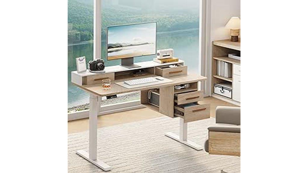 adjustable height desk