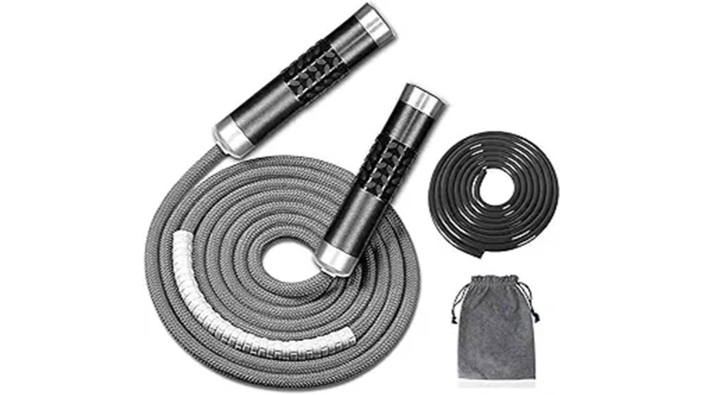 adjustable tangle free jump rope