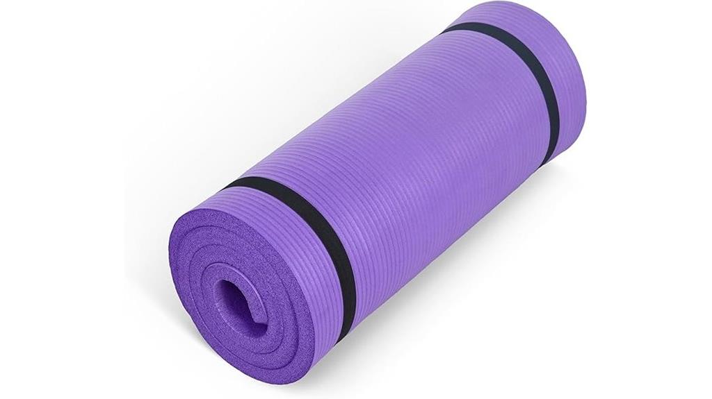cap barbell yoga mat
