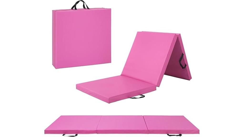 colorful folding exercise mat