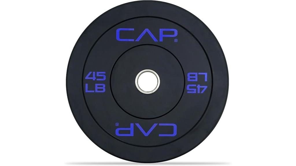 colorful rubber bumper plates