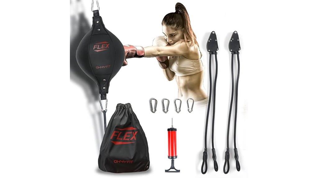 double ended boxing bag