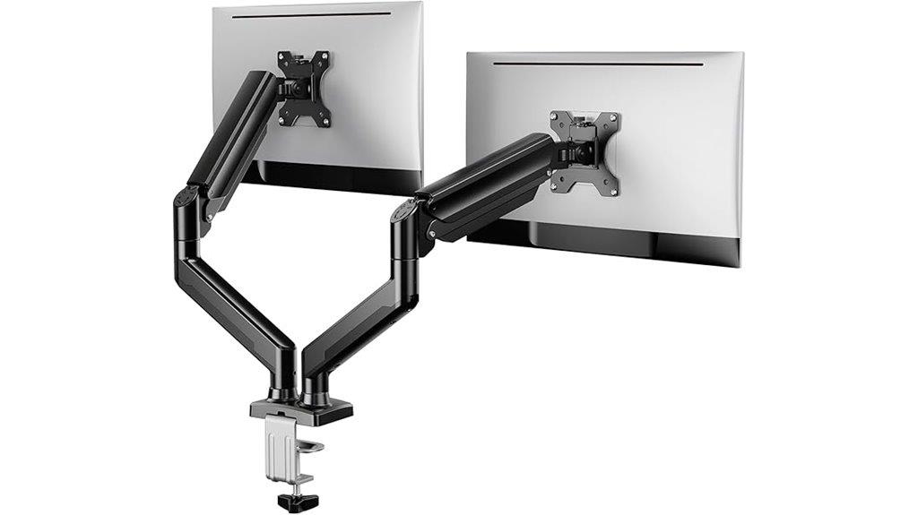 dual monitor stand 32 inch