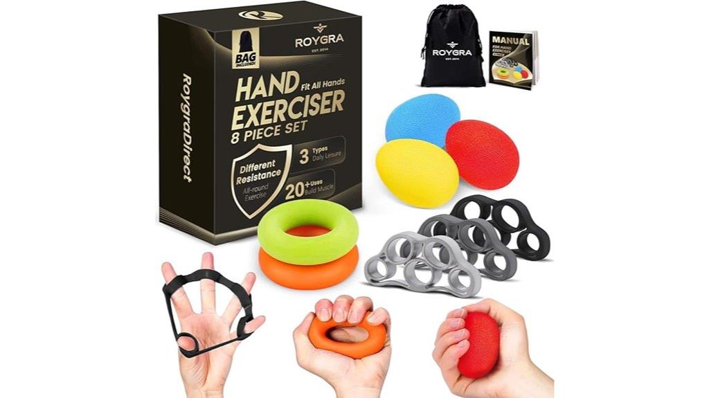 eight pack hand exercisers