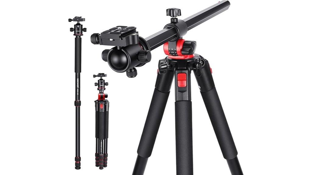 extended tripod with monopod