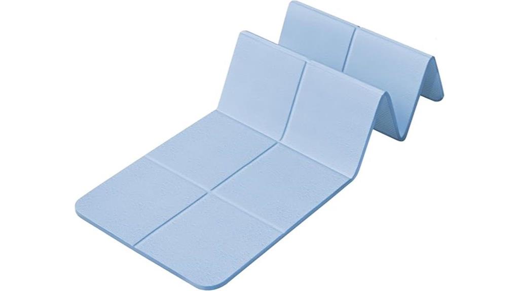 foldable non slip yoga mat