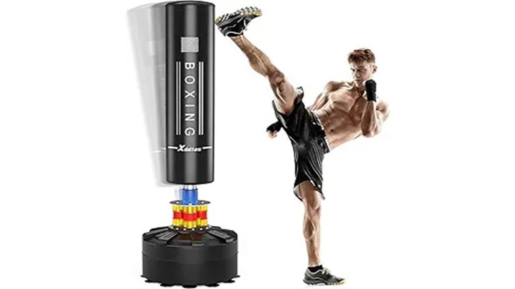 freestanding punching bag set