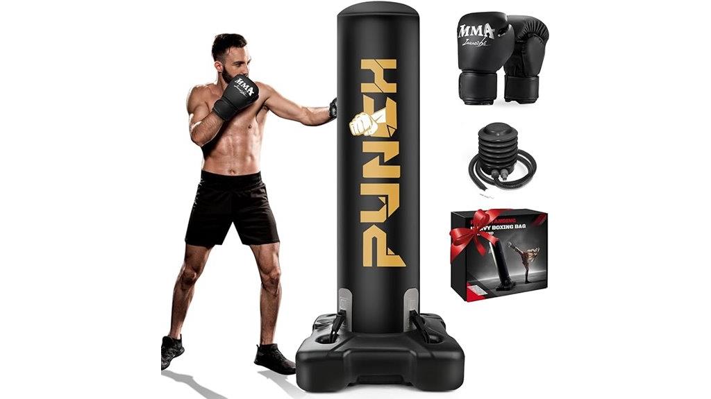 heavy boxing bag stand