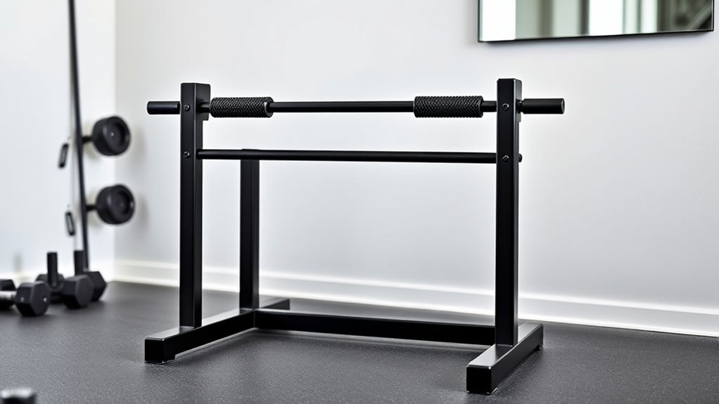 home gym dip station selection