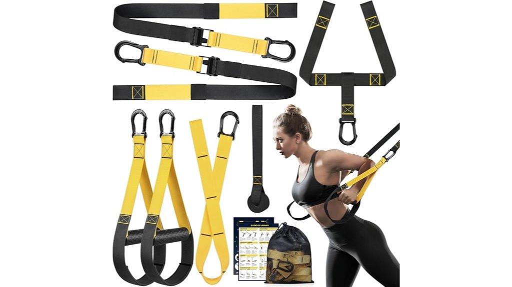 home gym with straps
