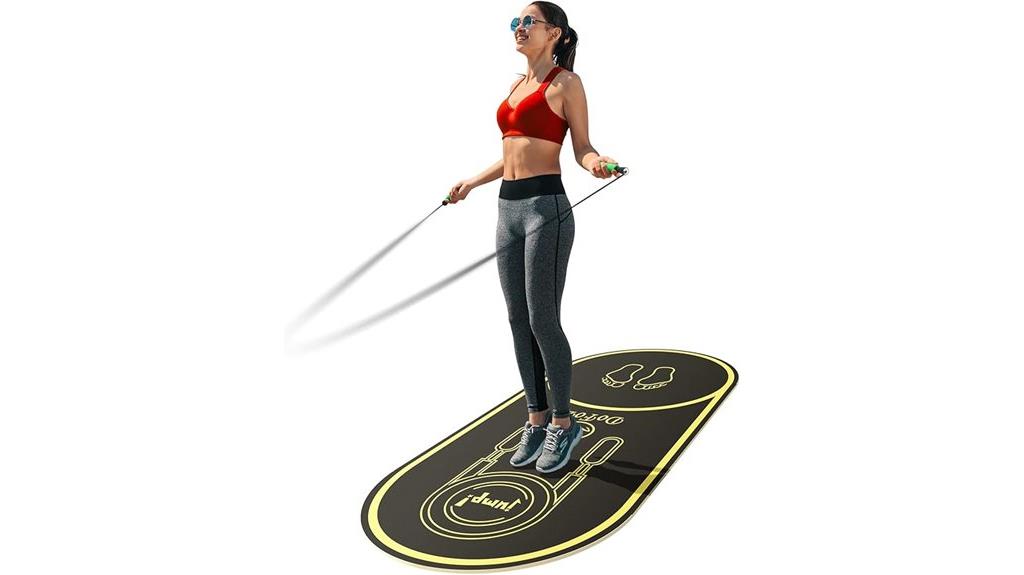 jump rope exercise mat