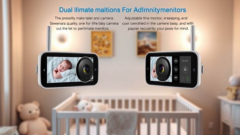 key factors for dual camera monitors