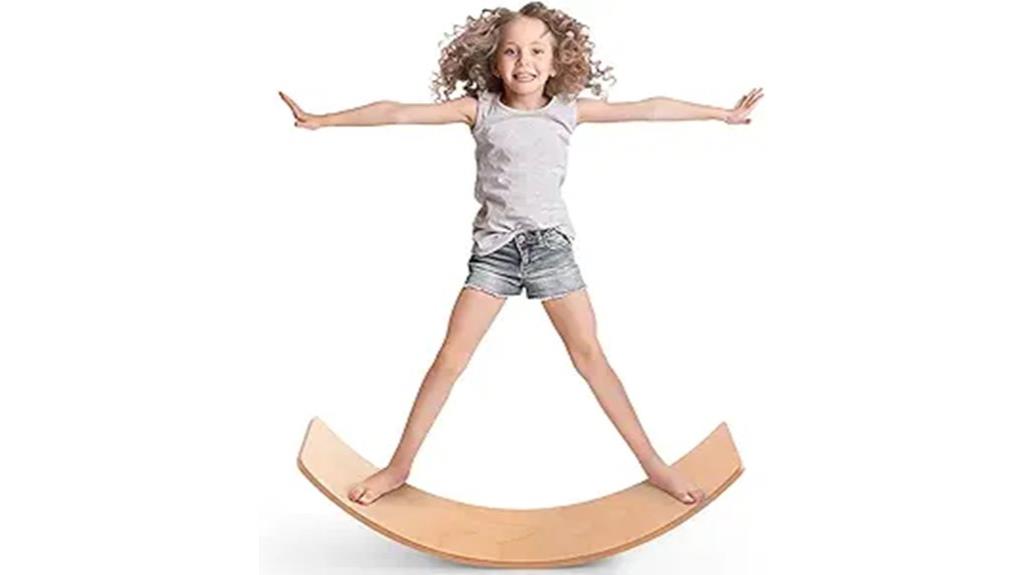 kids wooden balance board
